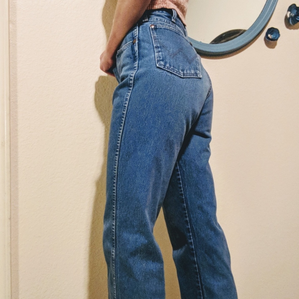 VTG Wranglers, SUPER high-rise, mom jeans